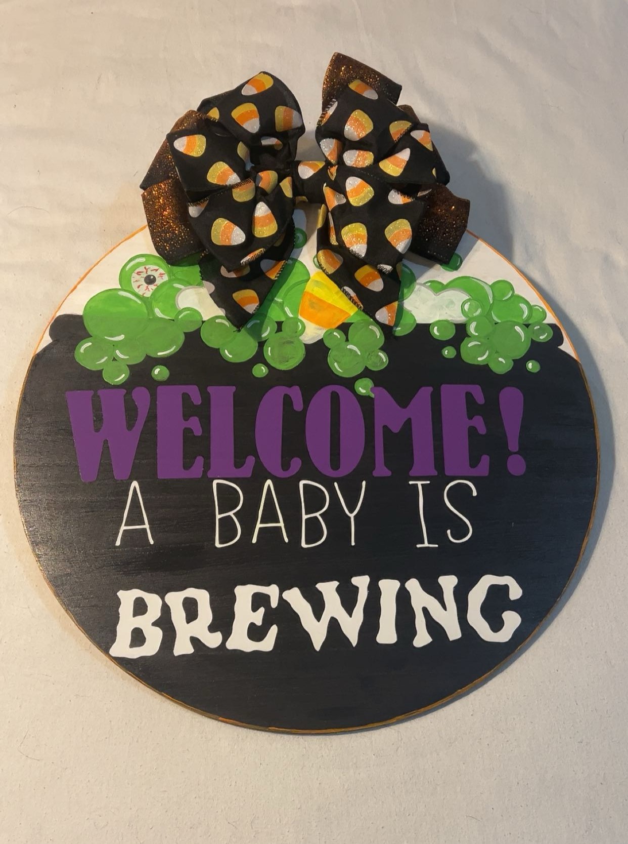 A Baby Is Brewing Sign